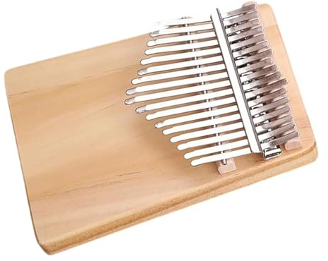 Anfänger-Kalimba Tragbares Kalimba-Praxisinstrument aus Holz für Anfänger einfaches Daumenklavier mit 17 Noten(3/4)