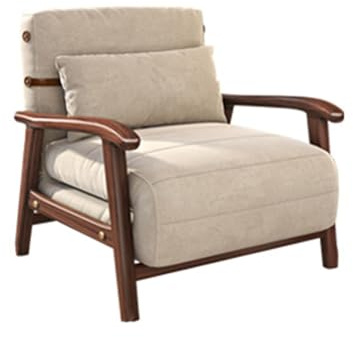 Modern Bäddsoffa sovstol, hopfällbar mångsidig fåtölj, justerbar fritidsstol, loungefåtölj for latsäng for hem, kontor Sovfåtölj(Vit)