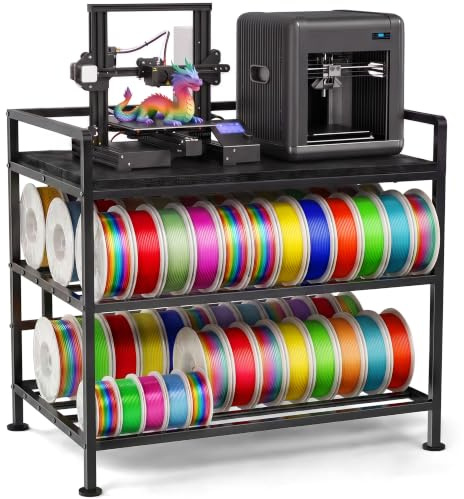 Fitpoint Meuble Imprimante 3D avec Rangement de Filaments (80x55cm)