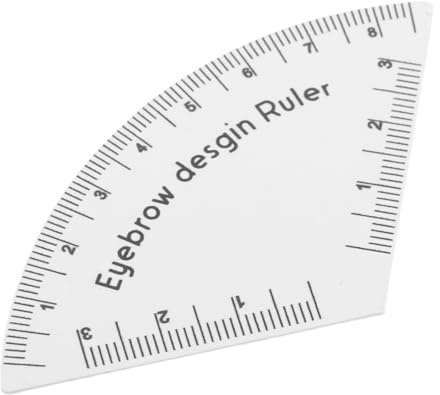 VALICLUD Gabarit de Cartographie des Sourcils Réutilisable, Règle de Guide Précise pour Dessin des Sourcils, Outil Portable pour Maquillage Professionnel, Voyage et Retouche, 1 Pièce