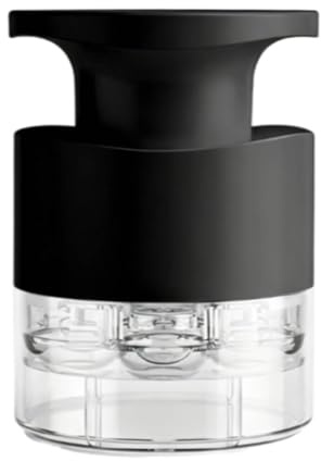 SZLIFE Snocciolatore Ciliegie da Cucina con Raccoglitore Automatico Pressatore Manuale Materiale Durevole PC Meccanismo Funzionale Adatto per Eventi Familiari Cucina Domestica, Nero