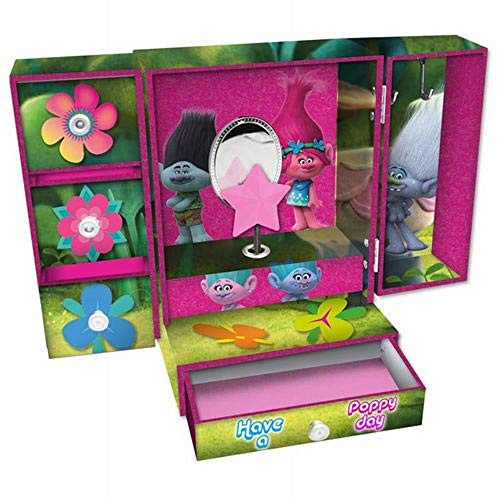 Disney - Musical Armadio Trolls Scatola Gioielli, TR17029