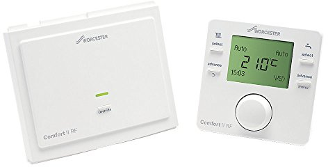 Worcester Bosch Comfort Ii Wireless Room Thermostat & Plug-In Rf Receiver