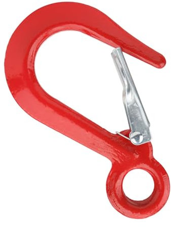 Garosa Chain Grab Hook,5000Lbs Alloy Steel Crane Hoisting Clevis Hook with Round Eye,sling