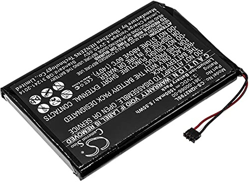 TECHTEK Batterie 1500mAh Compatible avec [Garmin] 010-01378-01, 2689LMT 6-inch, DEZL 760LM, Dezl 760LMT, Dezl 760LMT-D, DEZL 770LM, Nuvi 2689LMT, Nuvi 2757, 2757LM, 2797, 2797LMT, FBA