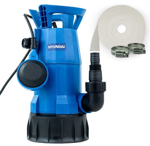 Hyundai 1100W Electric Clean and Dirty Water Submersible Water Pump, 3 Year Warranty