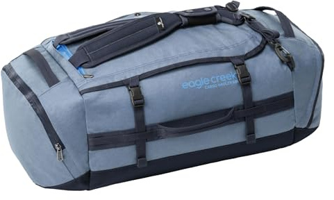 Eagle Creek Cargo Hauler Reisetasche 60L I Extrem robust & wasserabweisend I Duffel mit Rucksack-Tragefunktion für Reisen & Outdoor I 60L Volumen I Glacier Blue