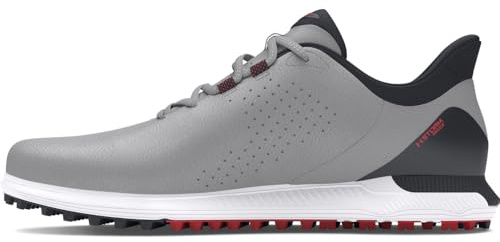 Under Armour Chaussures de golf Drive Fade sans crampons pour homme, (103) Gris Mod/Gris Mod/Noir, 44 EU