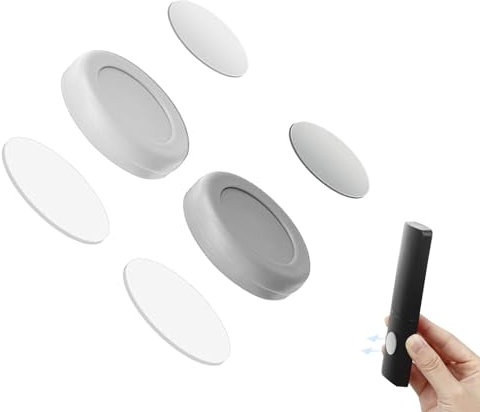 ieron Paquete de 2 potentes soportes magnéticos para control remoto, imán fuerte para soporte sin taladrar, utilizado para soporte de montaje en pared, barras de enchufe, routers, cables de datos