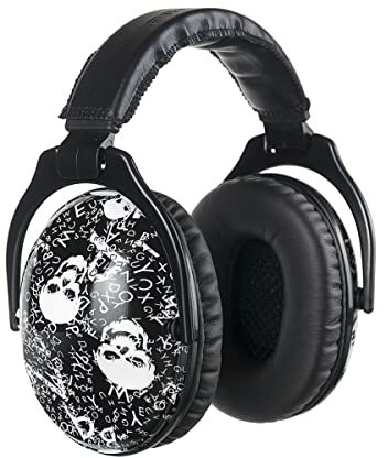 PROTEAR Kinder Ohrenschützer, Gehörschutz Kind Verstellbare Lärmschutz Kopfhörer für Konzert mit SNR 28dB Hörschutz(Skull)