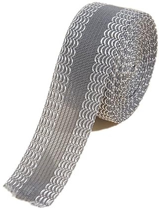 INF Saumband zum Aufbügeln 5m Gardinen kürzen ohne Nähen Bügelband zum Kürzen für Vorhänge weiß