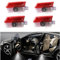 MeYuxg Car Door Projector Lights 4pcs HD LED Welcome LOGO Light Compatible for A/B/C/E/M/ML/G/GL/GLA/GLE/GLS Series