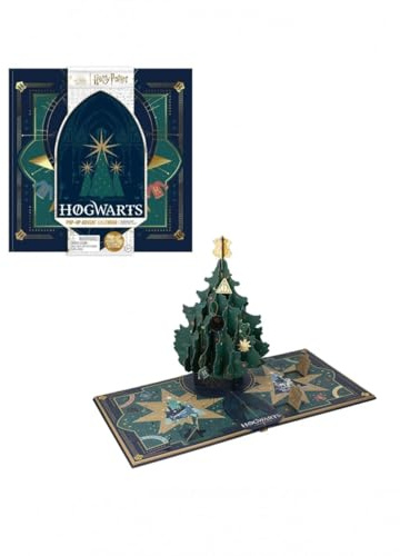 Harry Potter Hogwarts - Calendario de Adviento desplegable de 24 días con árbol de Navidad, Regalos con Licencia Oficial y decoración de Temporada para Dormitorio de niños Paladone