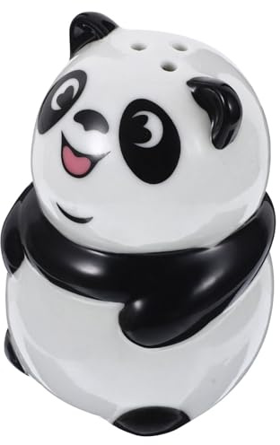 MAGICLULU Pot à Épices Design Mignon en Céramique, Salière Décorative Panda et Portable et Gain de Place Cuisine Barbecue Extérieur