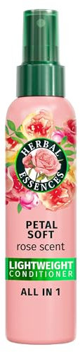 Herbal Essences Parfum Rose Douceur Spray Léger Tout-En-Un 145ml Démêle, Nourrit, Anti frisottis, Répare, Protège de la Chaleur, Donne de l’Éclat douceur et réparation