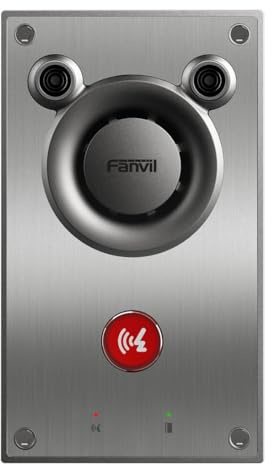 Fanvil A12 Citofono IP, Altoparlante 10W, Riduzione del Rumore, Alimentazione PoE, Registrazione su SD