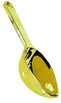 Chianese Paletta per Caramelle e Confetti 16,5 cm Oro | Paletta Robusta e Resistente in Plastica per Dolci, Zucchero, Farina e Snack | Con Foro per Appenderla