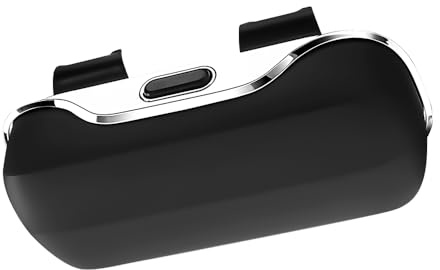 AXVRAV Auto-Brillenetui, Auto-Visierbox, Brillenhalter für Auto, Auto Sonnenbrillenhalter Leder, Tragbarer Clip Sun Brillen Organizer, Sonnenbrillen Clip Hartschale