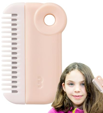 Tirmer de cabello de punta abierta: cortador de cabello de precisión para extremos dañados y control de frizz, herramienta de corte de pelo seguro | Peine de recorte de cabello portátil para reparació