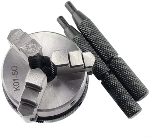 K0150 - Portabrocas manual de tres mandíbulas con rosca M14x1 para máquinas herramientas que procesan madera y materiales no metálicos