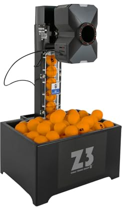 LENGBULIN Table Tennis Robot,Ping Pong Ball Pitching Machine,Remote Control Professional Level Ping Pong Robot Training Machine with Net+100*Balls for Training with 40mm+ Table Tennis Balls