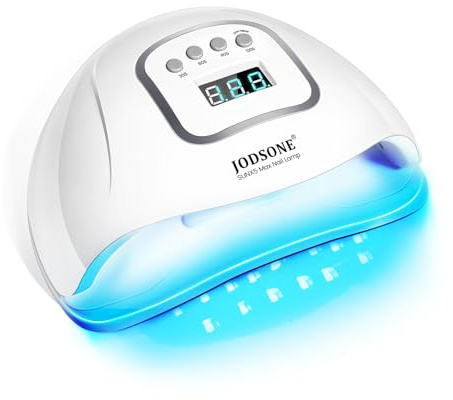 JODSONE U V LED Nail Lamp, Nail Dryer for Gel Polish, Led Light with Automatic Sensor & 4 Timers