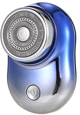 Layhou Maquinilla de afeitadora eléctrica para Hombres portátil mini, Afeitadora de Bolsillo Portátil, USB afeitadora recargable, sin Dolor afeitadora en seco y húmedo