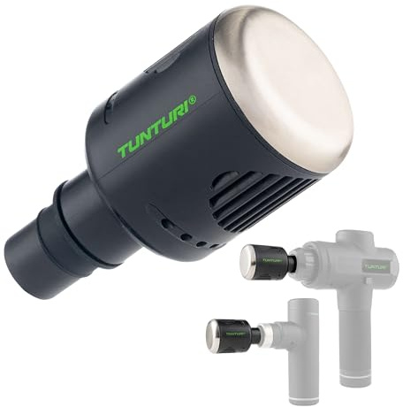 Tunturi Kopf for Massage Gun - Massagegërate - Massagepistole für Kinder und Erwachsene - Wärme und Kälte Aufsatz - Nackenmassagegerät - 4 Stufen - Drahtlos