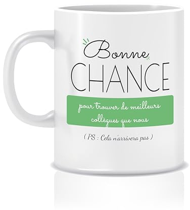 Monsieur Trendy Mug Tasse Café rafinée - Cadeau de départ ou retraite Collègue, Cadeau drole pas Cher, Humour Original (Vert)