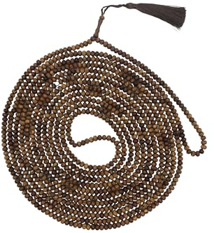 Handgefertigtes Wacholderholz, Tasbeeh mit Quaste, Misbaha, islamisches Geschenk, Tasbih Gebetsperlen, Tesbih, 5 x 7 mm, kleine Größe, Dhikr-Rosenkranz
