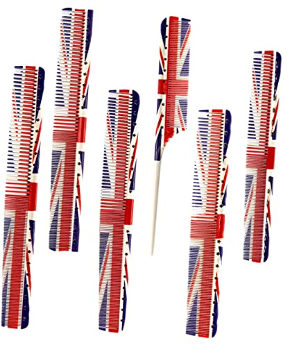 MAGICLULU 6 Pz Set Parrucchiere Arcobaleno Pettine Strumenti Per Lo Styling Dei Taglio Dei Pettine Barbiere Styling Per Parrucchiere Raddrizzatore