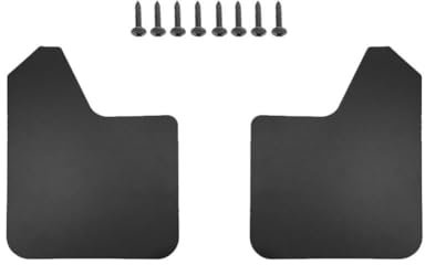 Auto Paraspruzzi Protezioni Parafanghi Rally Sport Paraspruzzi Paraspruzzi Universale SplashFront Posteriore Per Auto Pick-up SUV Van Truck Auto Parafango (Color : 2pcs black)
