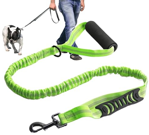 Elastisk hundledning,Elastisk hundledning Slitstarkt handtag med hög