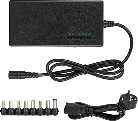 Adattatore di Alimentazione 96W per Laptop Universale 8 Pin con Protezione Sovratensione Sovracorrente Corto Circuito per Vari Modelli Laptop