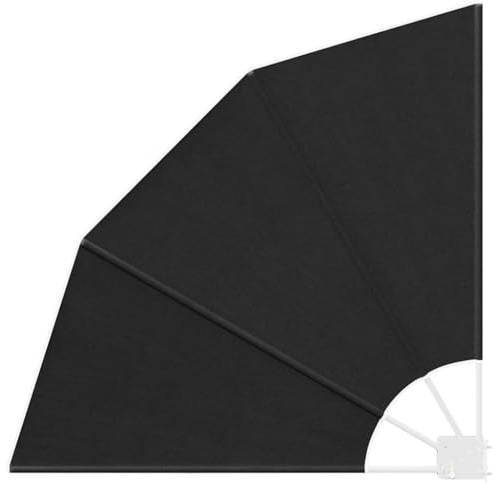 vidaXL Balkon Sichtschutz 115 x 115 cm Polyester Anthrazit
