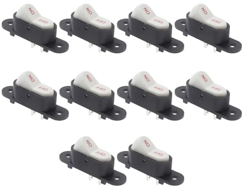 Petits interrupteurs électriques à 2 broches - Double contrôle de la vitesse - Design étanche - Deux voies - Idéal pour les appareils de cuisine isolés