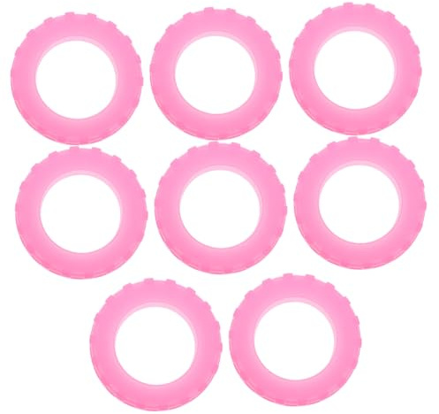 BESPORTBLE 8pezzi Copriruote in Silicone per Valigie da Viaggio Copriruote Antiscivolo e Antiurto per Proteggere le Ruote di Bagagli