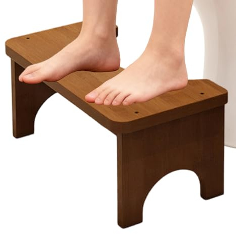 Huxibai Marchepied de Toilette en Bois pour siège de Toilette pour Personnes âgées - pour Adultes, Personnes âgées, Maison, Salle de Bain, Douche, Camping, Voyage et Chambre