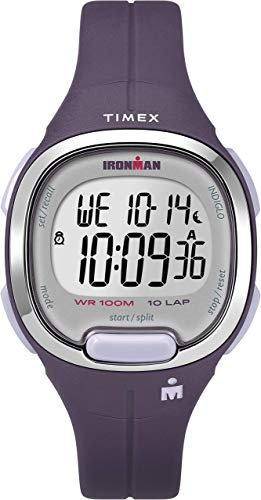 Timex Ironman Women's 33mm Digital Purple Resin Strap Watch TW5M19700