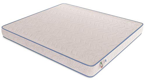 Französische Matratze Easy Basic L, H 18 cm aus Polyurethan-Schaumstoff, orthopädisch, milbendicht, Größe 140 x 200 cm