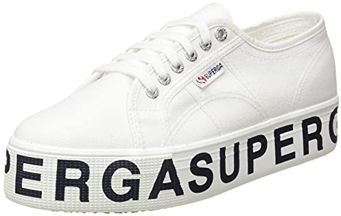 SUPERGA 2790 COTW OUTSOLE LETTERING, Sneaker, Donna, Bianco (White 901), 38 EU