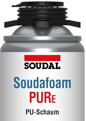 Soudal Soudafoam PURe, 1K PU-Schaum, 500ml, Umweltfreundlich und schadstoffarm