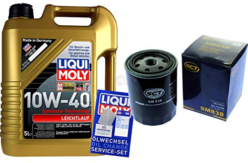 Filter Set Inspektionspaket 5 Liter Motoröl Leichtlauf 10W-40 SCT Germany Ölfilter