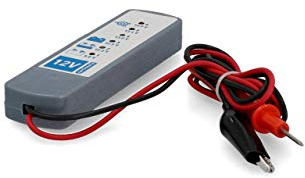 CARTREND Auto Batterietester 6/12V Diagnosetester,Batterieprüfer,Testgerät zur Überprüfung von Ladezustand,Batterie-Belastbarkeit, grau
