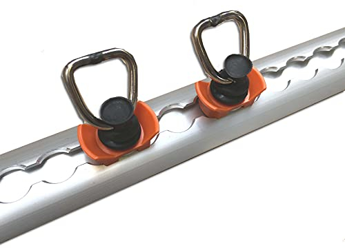 Trupa Binario aereo in alluminio, 2 m, semicircolare, 2000 mm + 2 raccordi con anello, nessun taglio completo