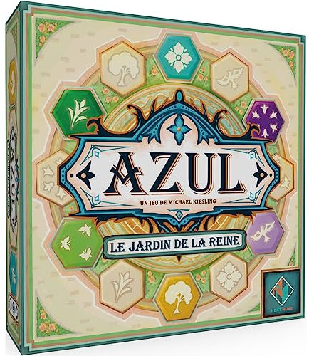 Asmodee - Azul : Le Jardin de la Reine - Jeux de Société - Jeu de Stratégie Pose deTuiles et Mosaiques - Jeu Adulte et Enfant A partir de 8 Ans - 2 à 4 Joueurs - Version Française - Next Move