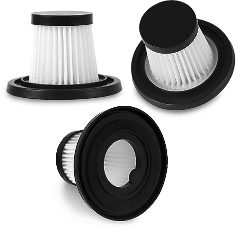 Ersatz-Staubsaugerfilter Hepa 6101, Ersatzfilter, passend für Staubsauger, waschbare Filter, Staubsaugerfilter, Ersatzfilter für Handstaubsauger, Hepa-Filter-Staubsauger, 6 x 8 cm, 3 Stück