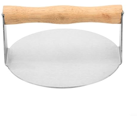 Pressa manuale per hamburger, per carne e hamburger, fai da te, rotonda, per barbecue, cottura di manzo
