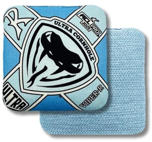 Ultra Cornhole Bags Viper-R Cornhole Bag Set - ACL Approved (Hellblau)