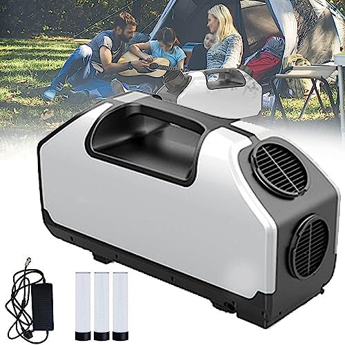 Aire acondicionado RV Enfriador de aire portátil móvil 700W Aire acondicionado Rv al aire libre, Enfriador de aire para carpa móvil, volumen de aire de 210M³ / h, para viaje de tienda de aut